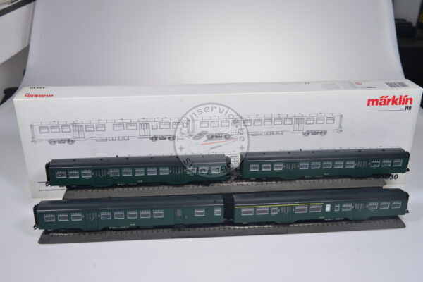Märklin set de voitures M2 de la SNCB Réf. 43530